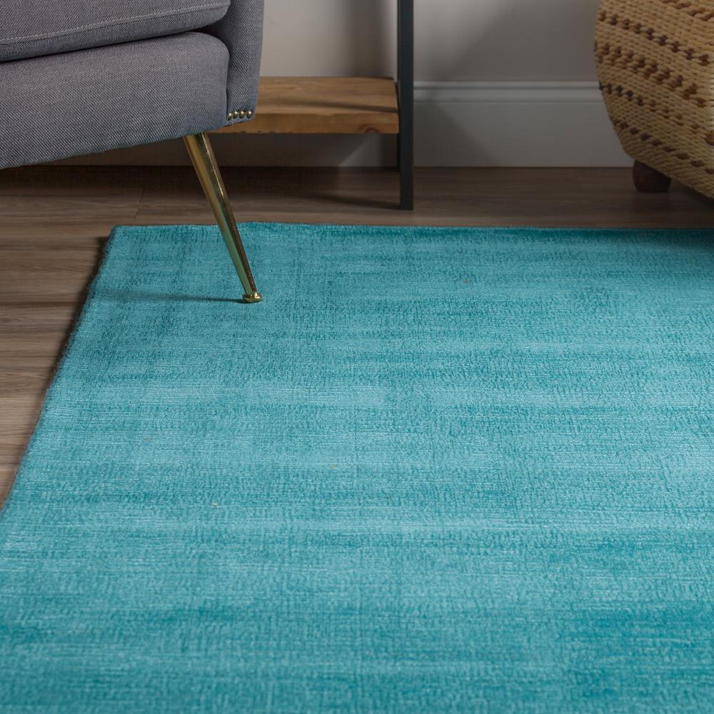 Addison Garrett Solid Peacock 2’3" x 7’6" Runner Rug