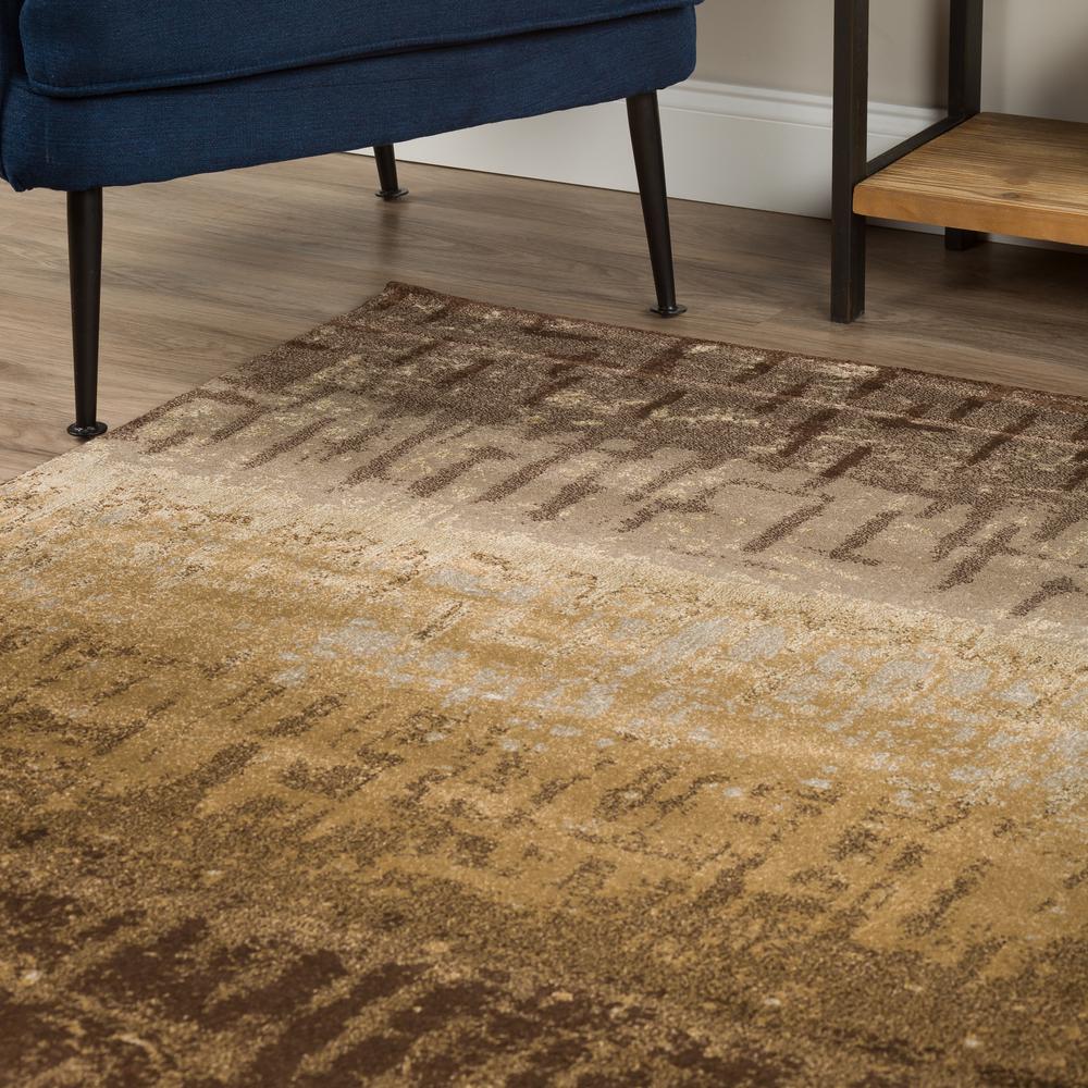 Atlas 35 Brown 5'3"X7'7", Area Rug