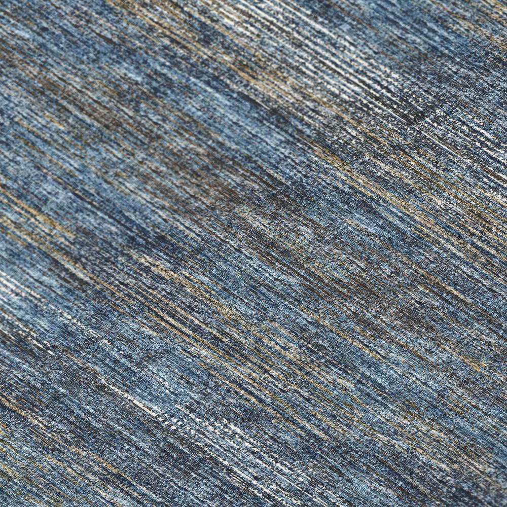 Marston Blue Transitional Striped 10' x 14' Area Rug Blue AMA31