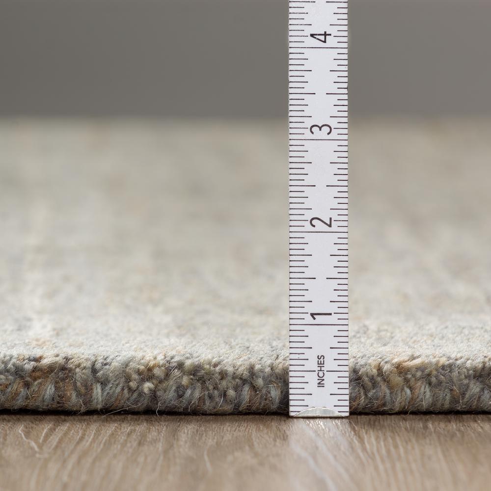 Addison Heather Multi-tonal Solid Steel 2’3" x 7’6" Runner Rug