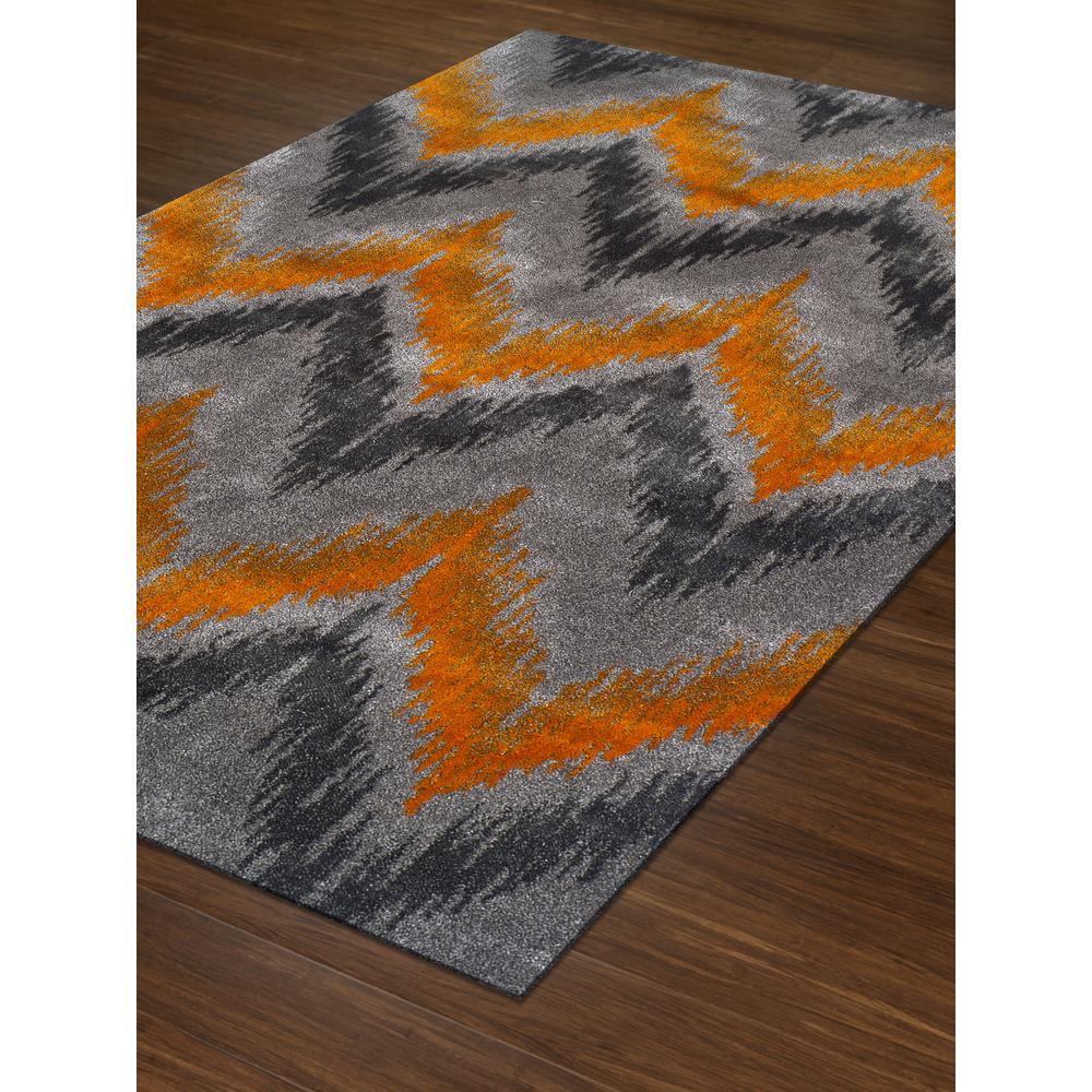 Bria 38 Orange 5'3"X7'7", Area Rug