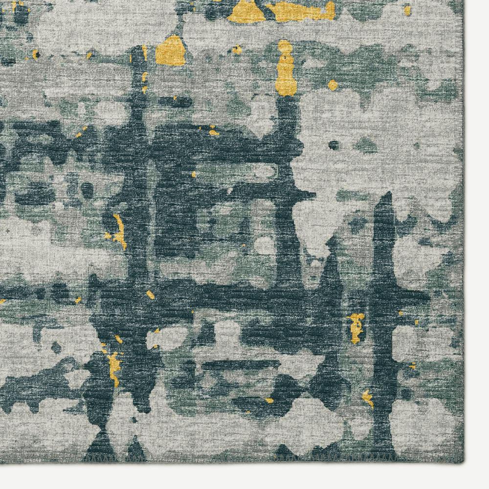 Bravado Gilded Contemporary Abstract 10' x 14' Area Rug Gilded ABV35