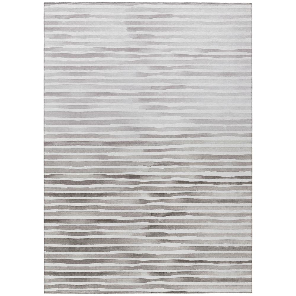 Indoor/Outdoor Surfside ASR38 Gray Washable 5' x 7'6" Rug