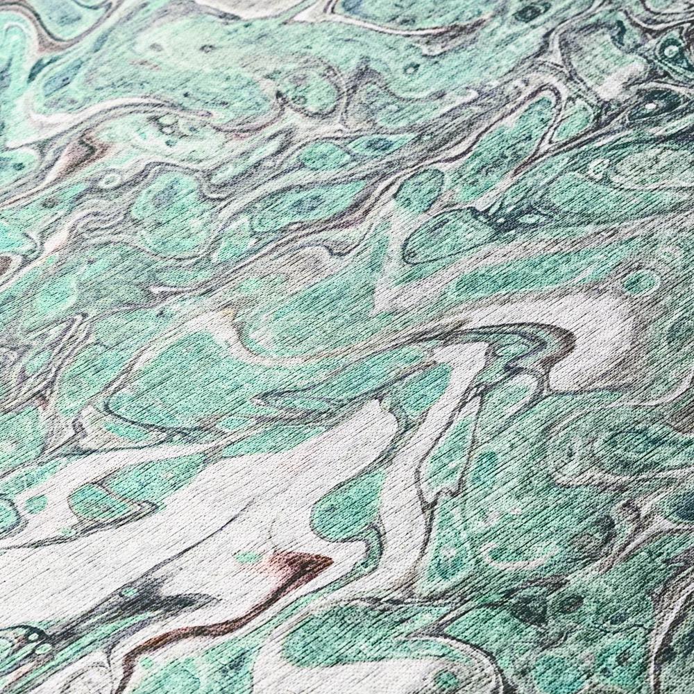 Karina Mint Modern Abstract 10' x 14' Area Rug Mint AKC39