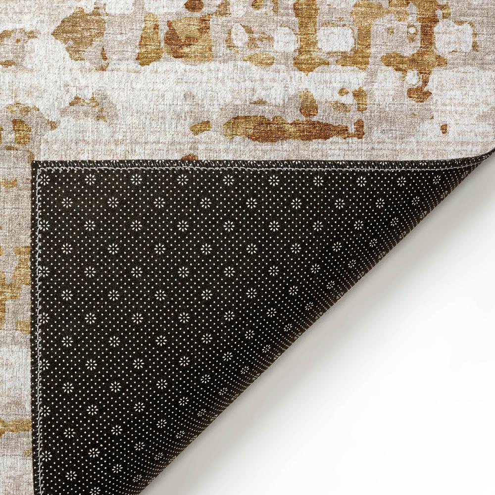 Bravado Caramel Contemporary Abstract 10' x 14' Area Rug Caramel ABV35