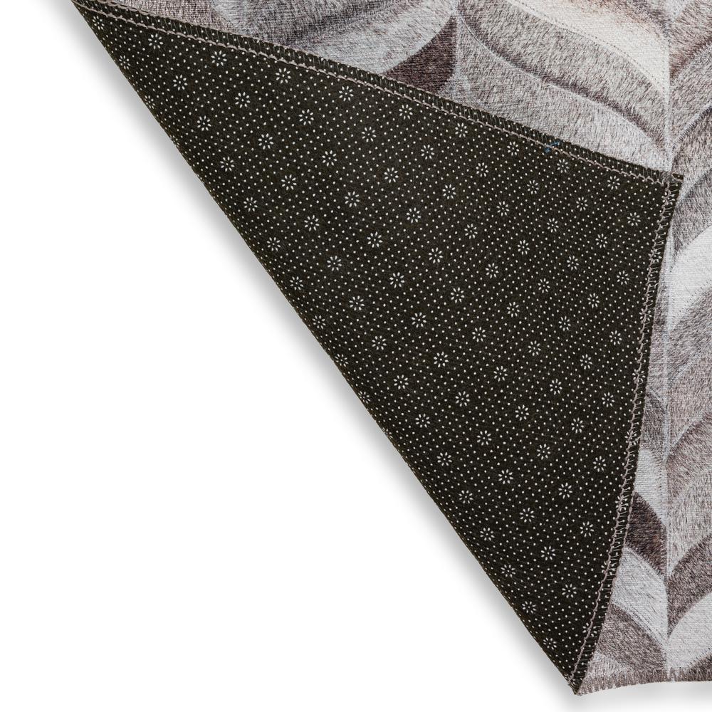 Laredo Gray Animal Patchwork 10' x 14' Area Rug Gray ALR41