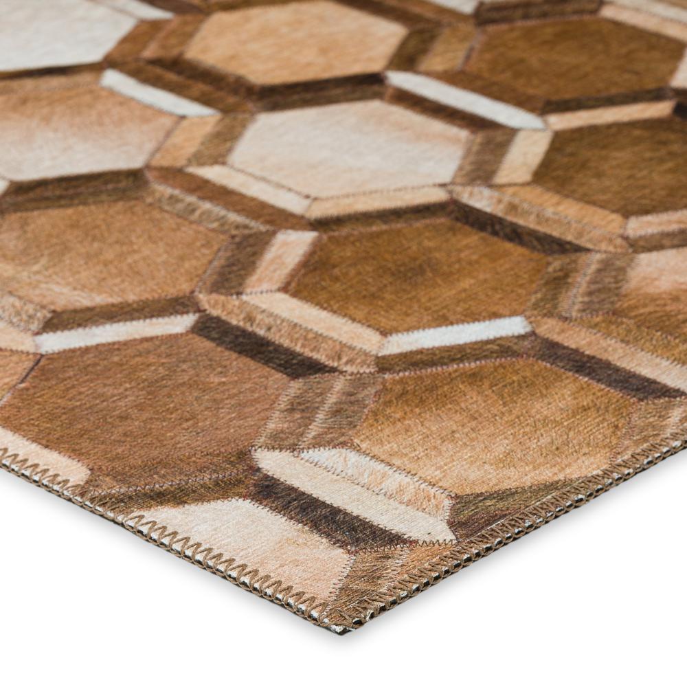 Laredo Brown Animal Patchwork 10' x 14' Area Rug Brown ALR31