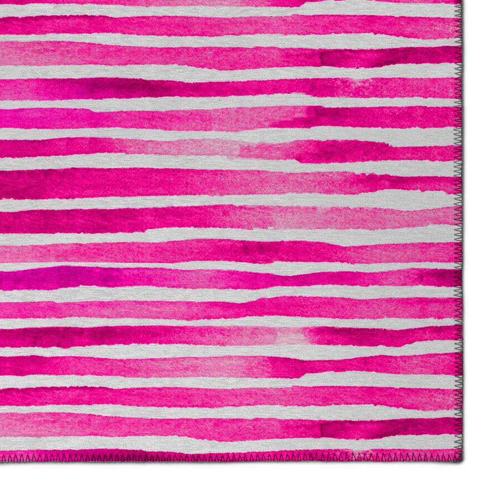 Indoor/Outdoor Surfside ASR38 Pink Washable 2'3" x 7'6" Runner Rug