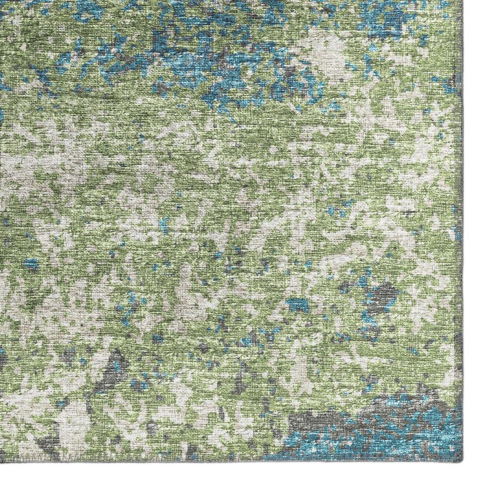 Rylee Green Transitional Abstract 10' x 14' Area Rug Green ARY33