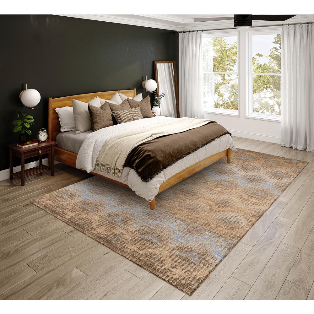 Bravado Earth Transitional Chevron 3' x 5' Area Rug Earth ABV39