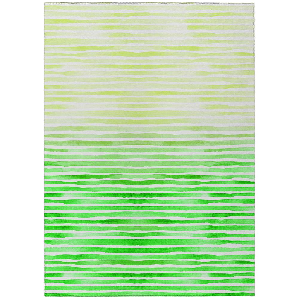 Indoor/Outdoor Surfside ASR38 Green Washable 5' x 7'6" Rug