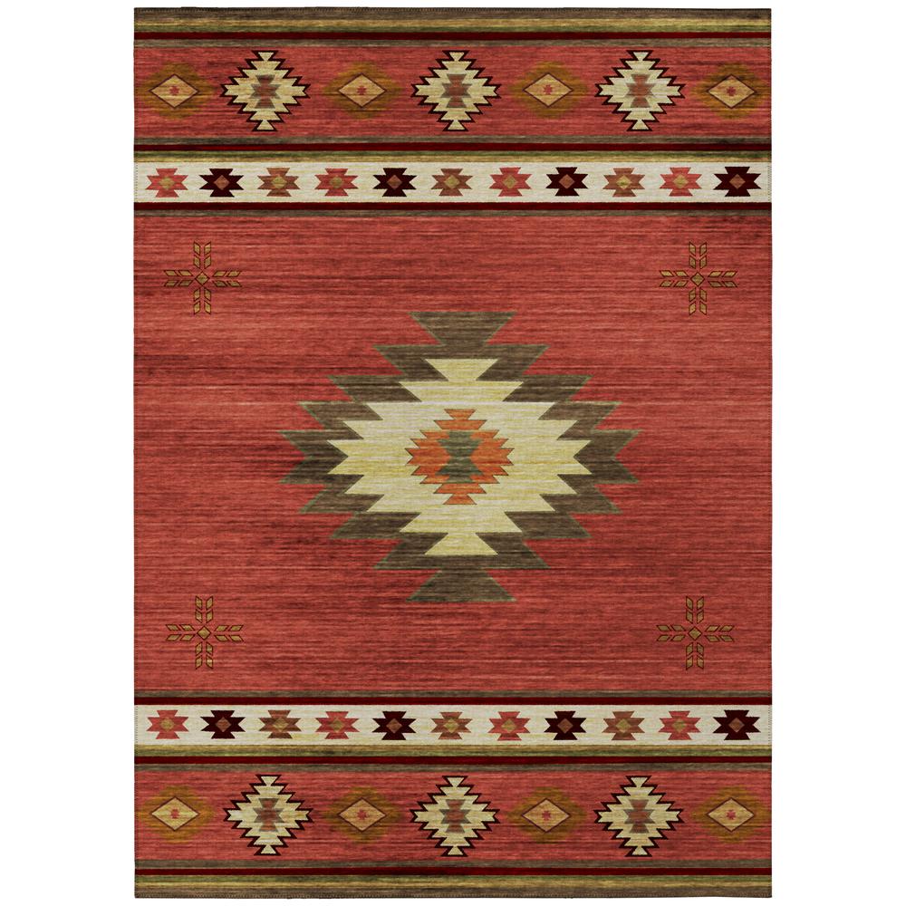 Indoor/Outdoor Sonora ASO34 Spice Washable 5' x 7'6" Rug