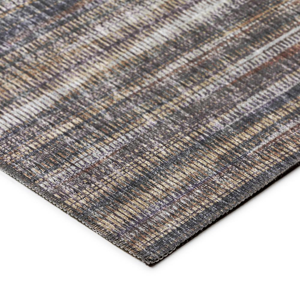 Waverly Brown Contemporary Striped 10' x 14' Area Rug Brown AWA31