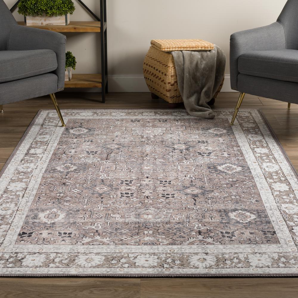 Kensington AKE39FO9X13 Gray, Area Rug