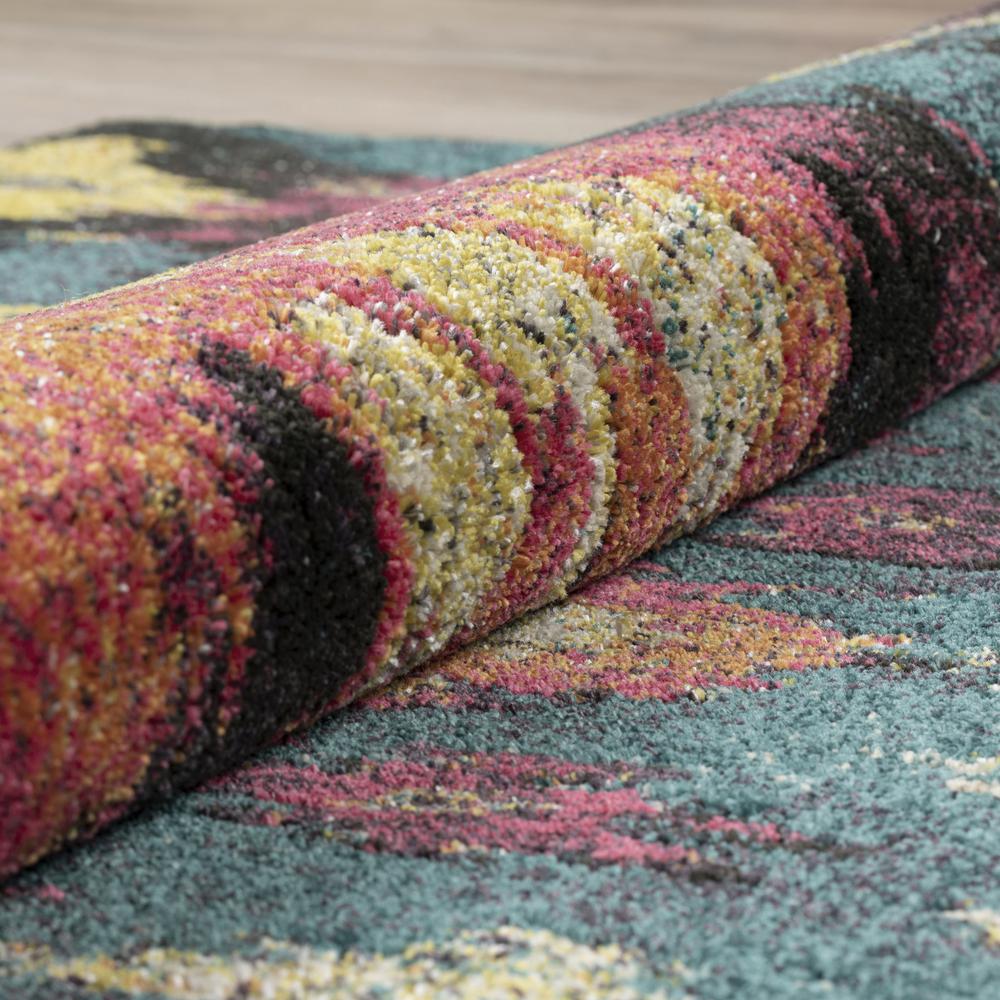 Platinum 34 Peacock 7'10"X10'7", Area Rug