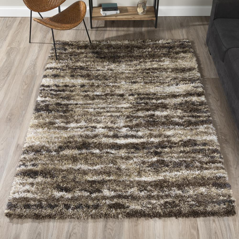 Borealis 42 Mushroom 7'10"X10'7", Area Rug