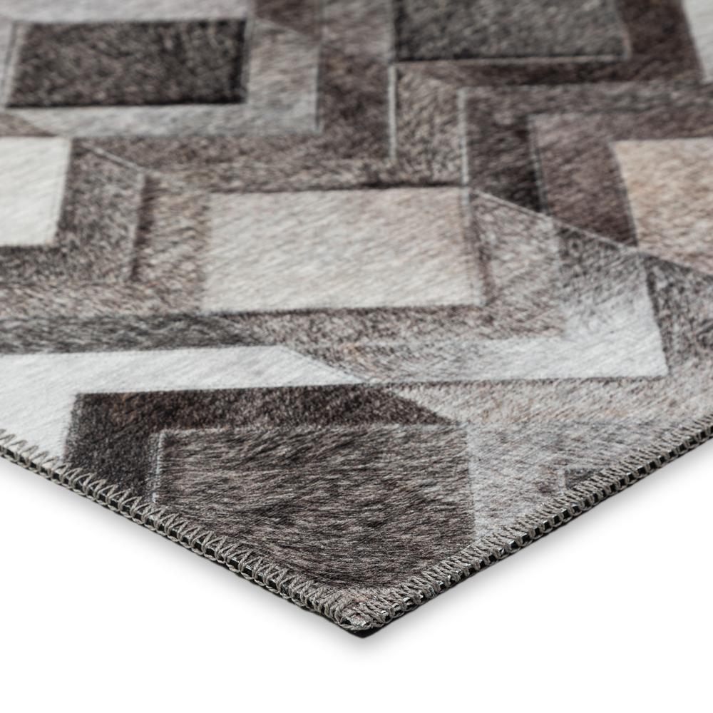 Laredo Gray Animal Patchwork 9' x 12' Area Rug Gray ALR35