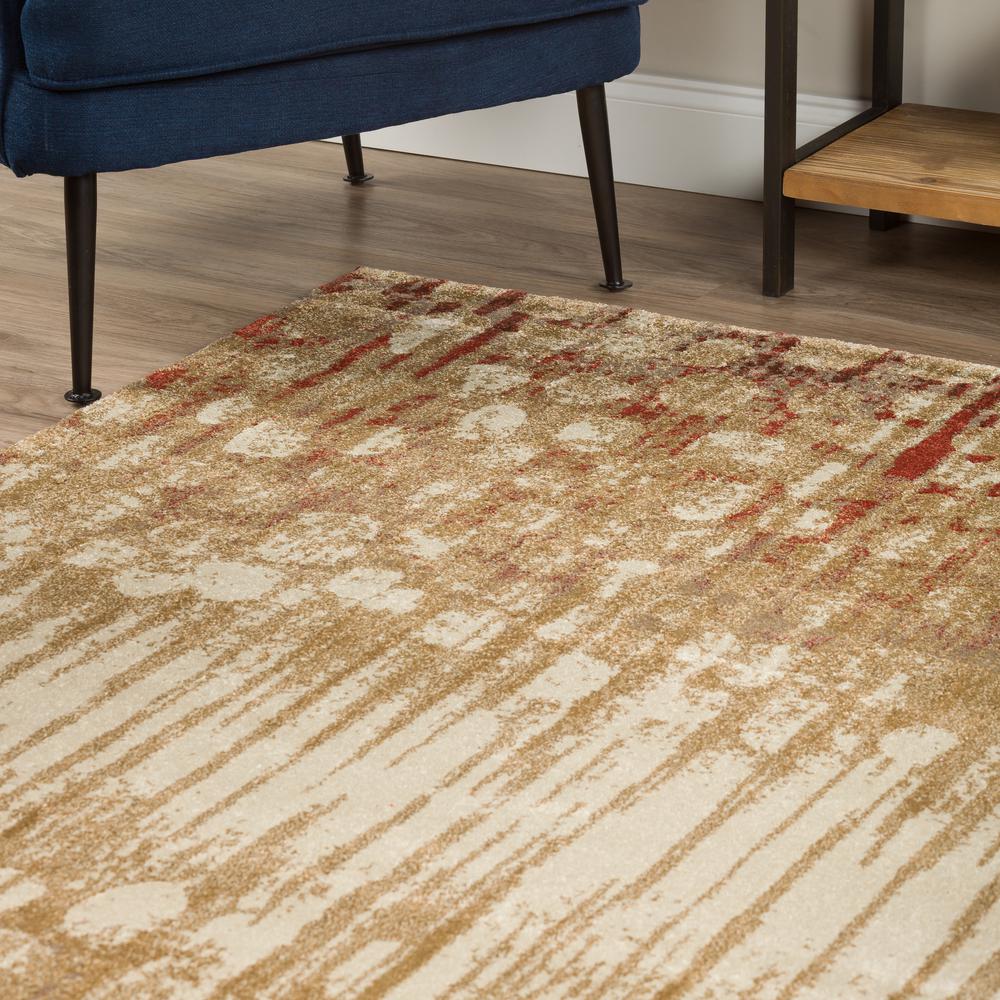 Atlas 33 Brown 7'10"X10'7", Area Rug