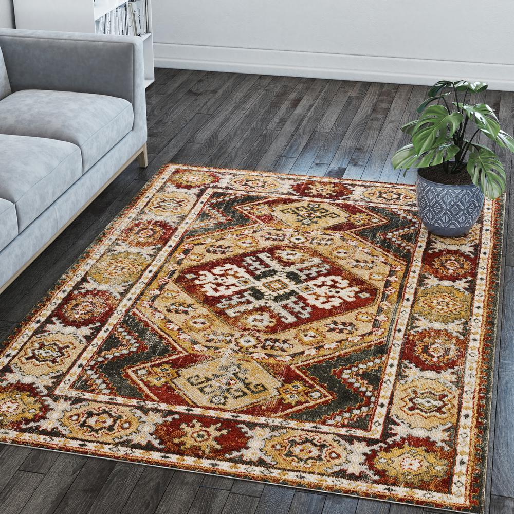 Grayson AGR35RU8X10 Rust, Area Rug