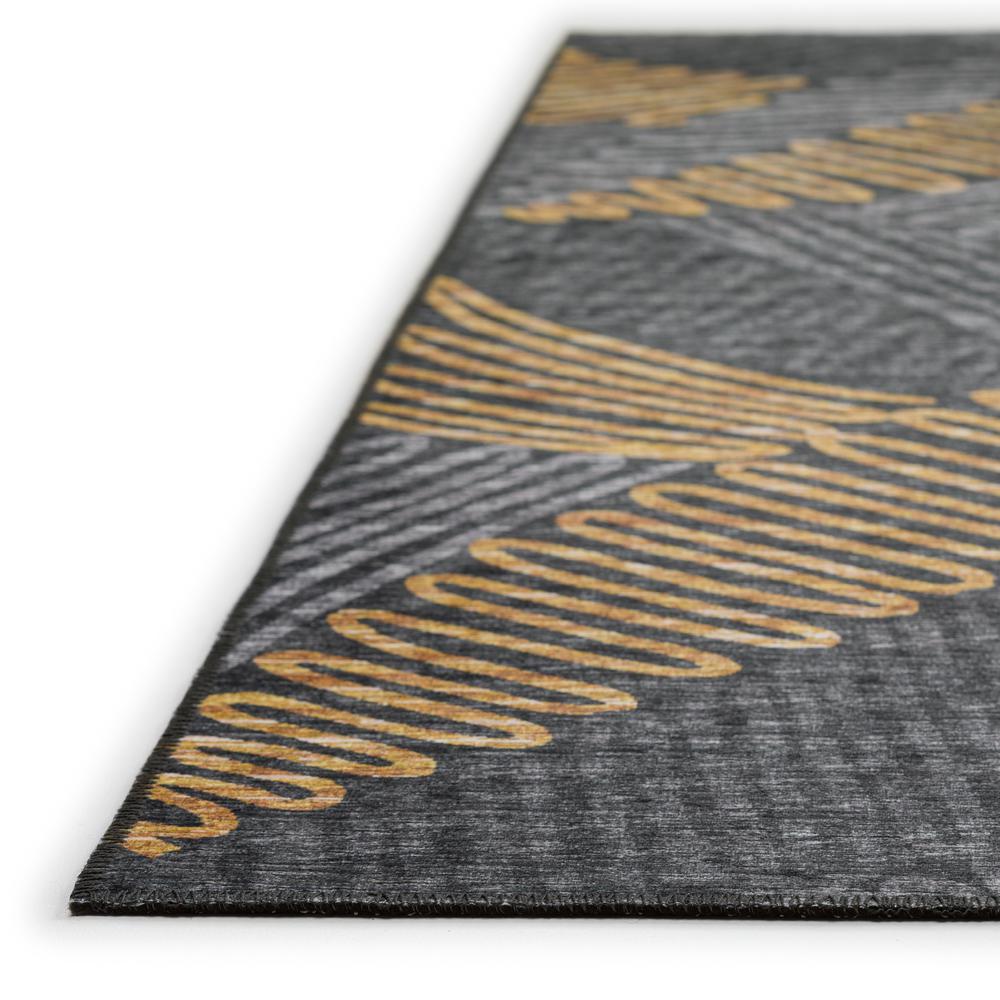 Yuma Gray Transitional Abstract 9' x 12' Area Rug Gray AYU41