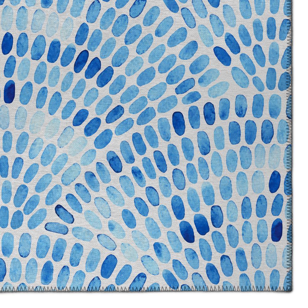 Indoor/Outdoor Surfside ASR37 Blue Washable 3' x 5' Rug
