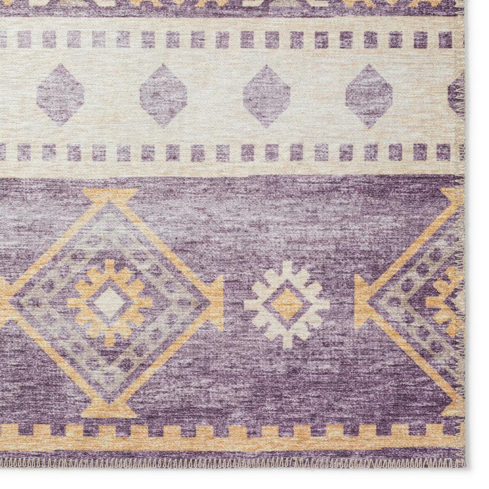 Yuma Purple Transitional Southwest 9' x 12' Area Rug Purple AYU42