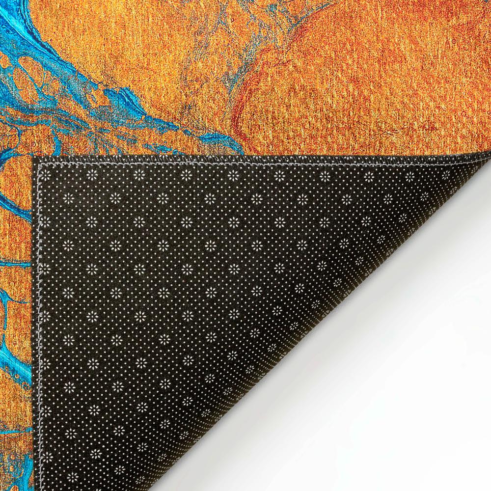 Karina Cobalt Modern Abstract 9' x 12' Area Rug Cobalt AKC38