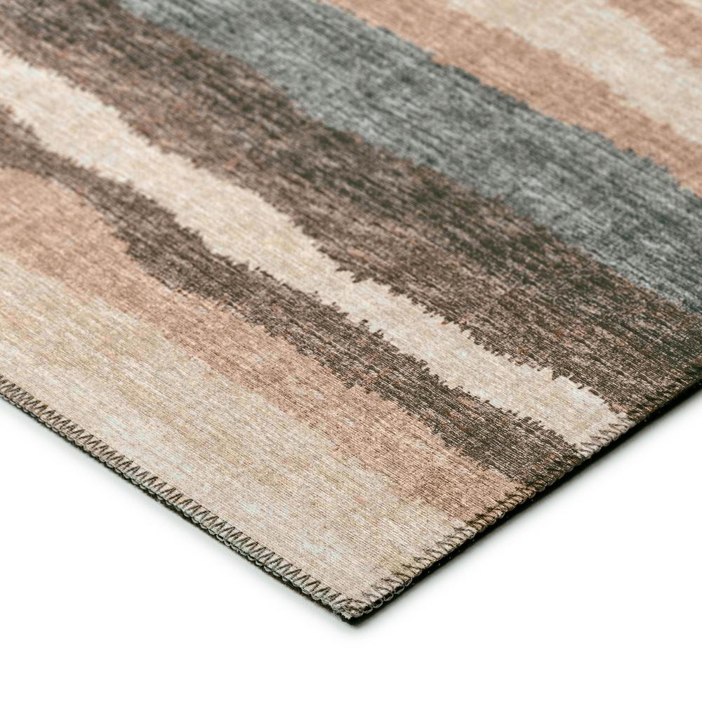 Bravado Earth Contemporary Striped 9' x 12' Area Rug Earth ABV37