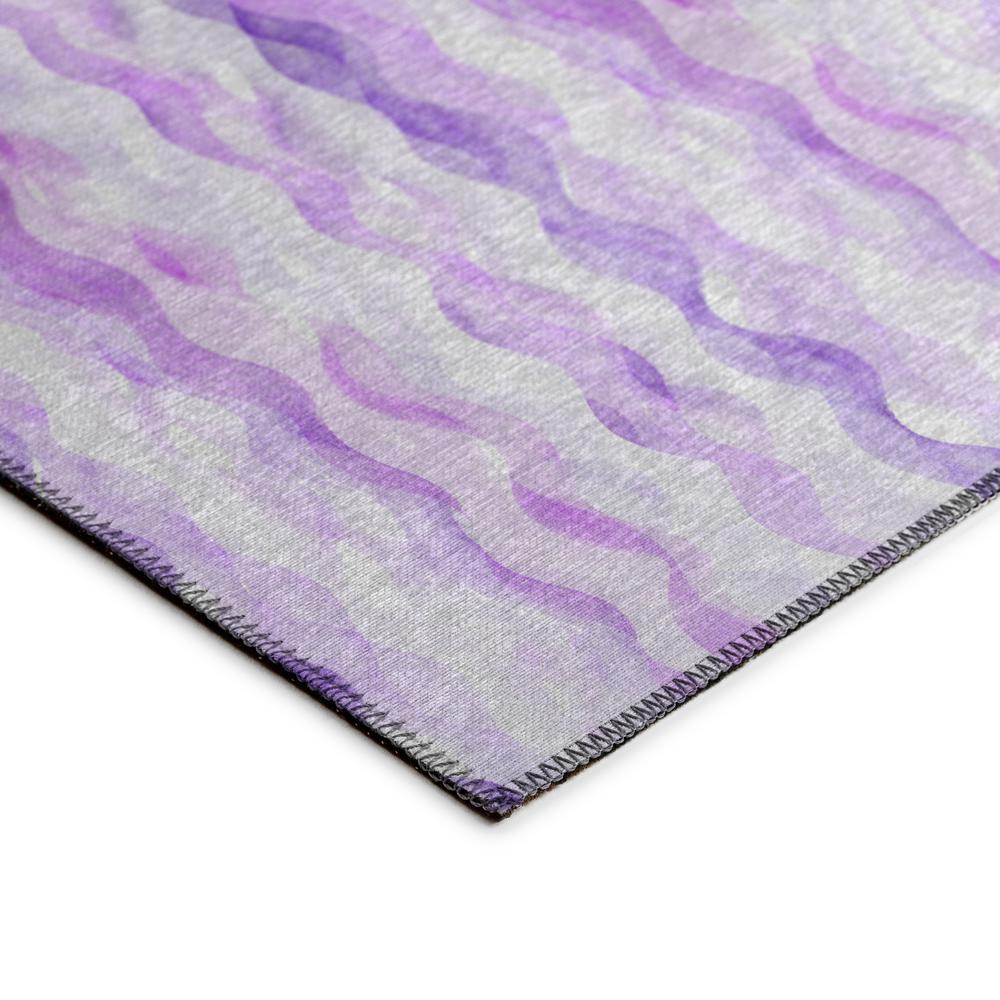 Indoor/Outdoor Surfside ASR46 Purple Washable 3' x 5' Rug