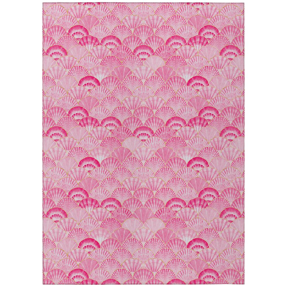 Indoor/Outdoor Surfside ASR32 Pink Washable 8' x 10' Rug