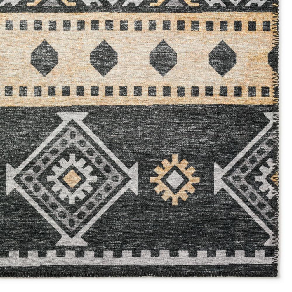 Yuma Gray Transitional Southwest 9' x 12' Area Rug Gray AYU42