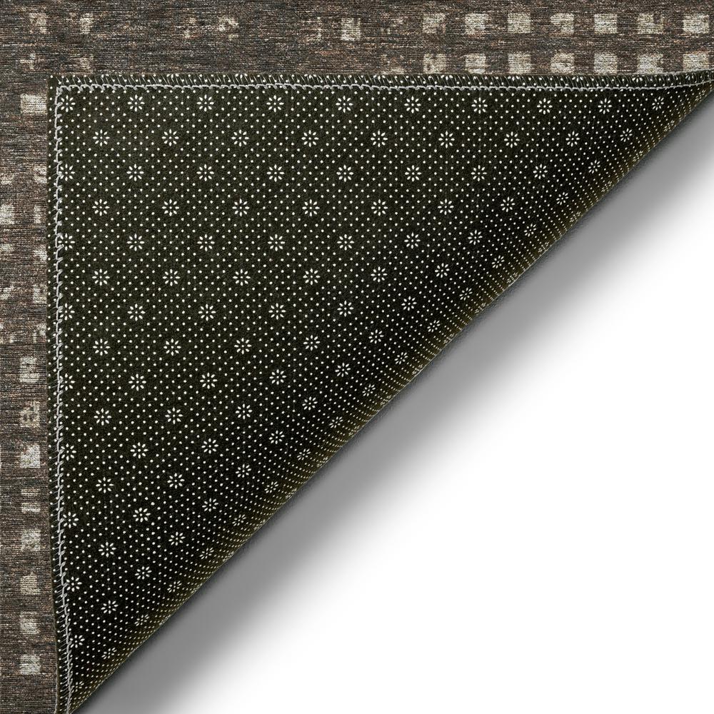 Eleanor Brown Contemporary Geometric 9' x 12' Area Rug Brown AER31