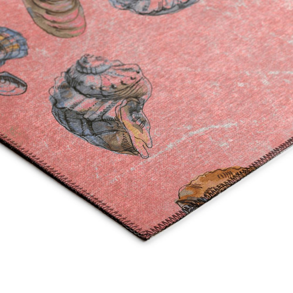 Indoor/Outdoor Surfside ASR39 Peach Washable 3' x 5' Rug