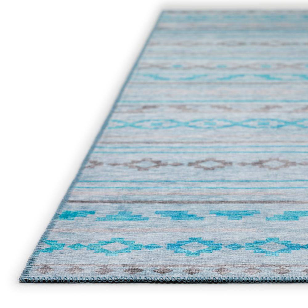 Yuma Turquoise Bohemian Southwest 9' x 12' Area Rug Turquoise AYU40