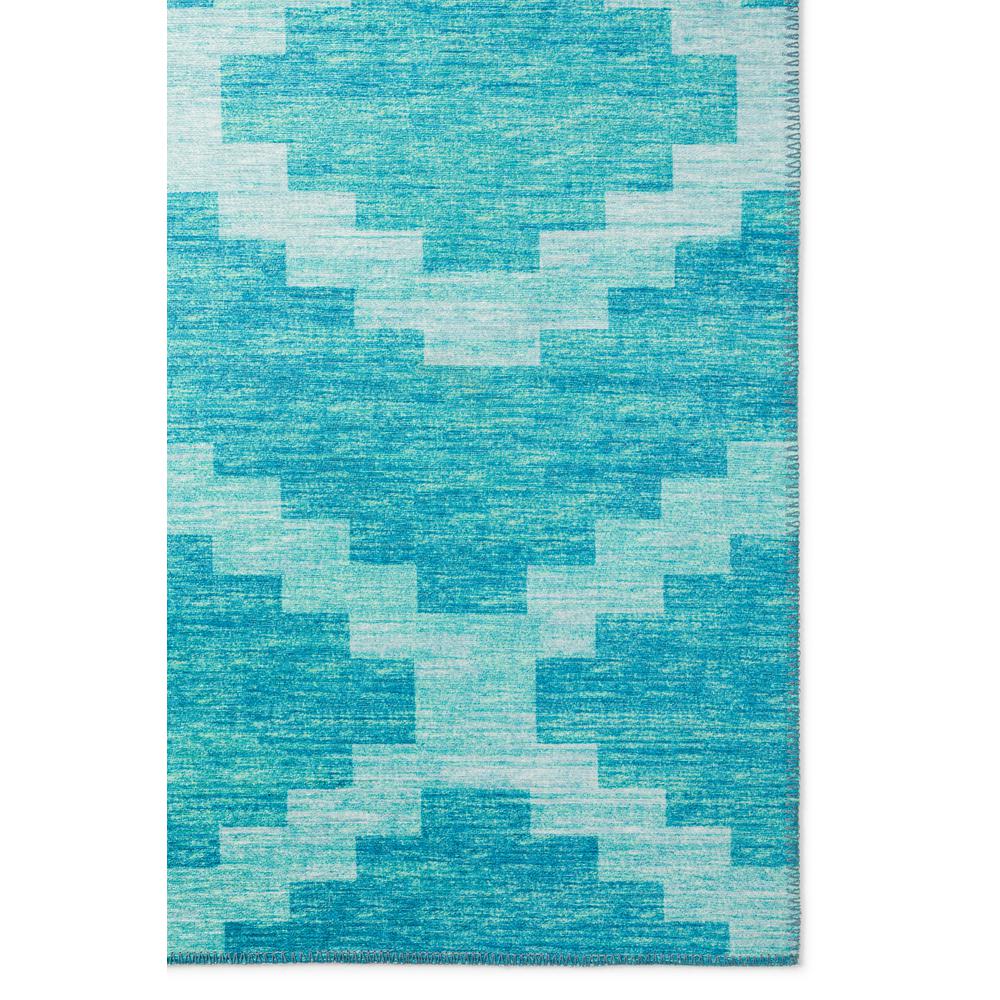 Yuma Turquoise Bohemian Southwest 3' x 5' Area Rug Turquoise AYU39
