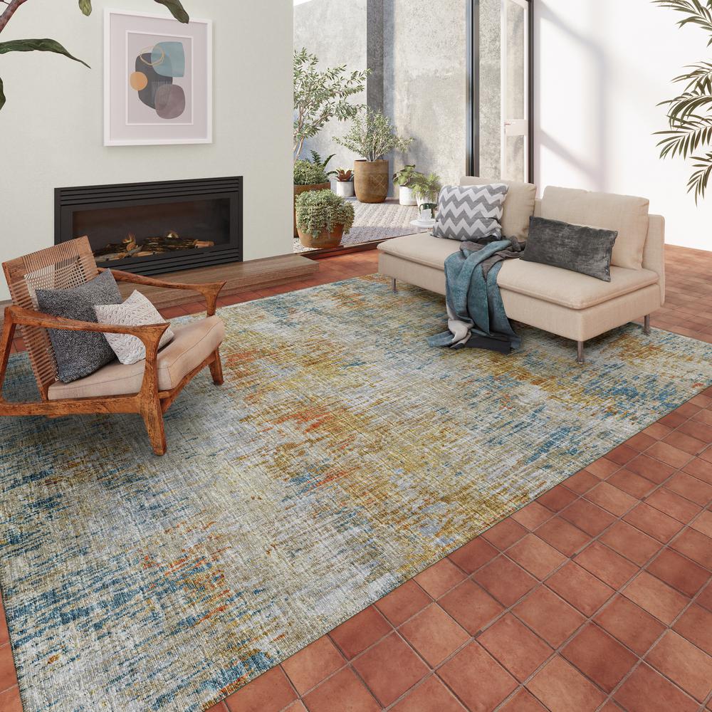 Indoor/Outdoor Accord AAC31 Gilded Washable 9' x 12' Rug