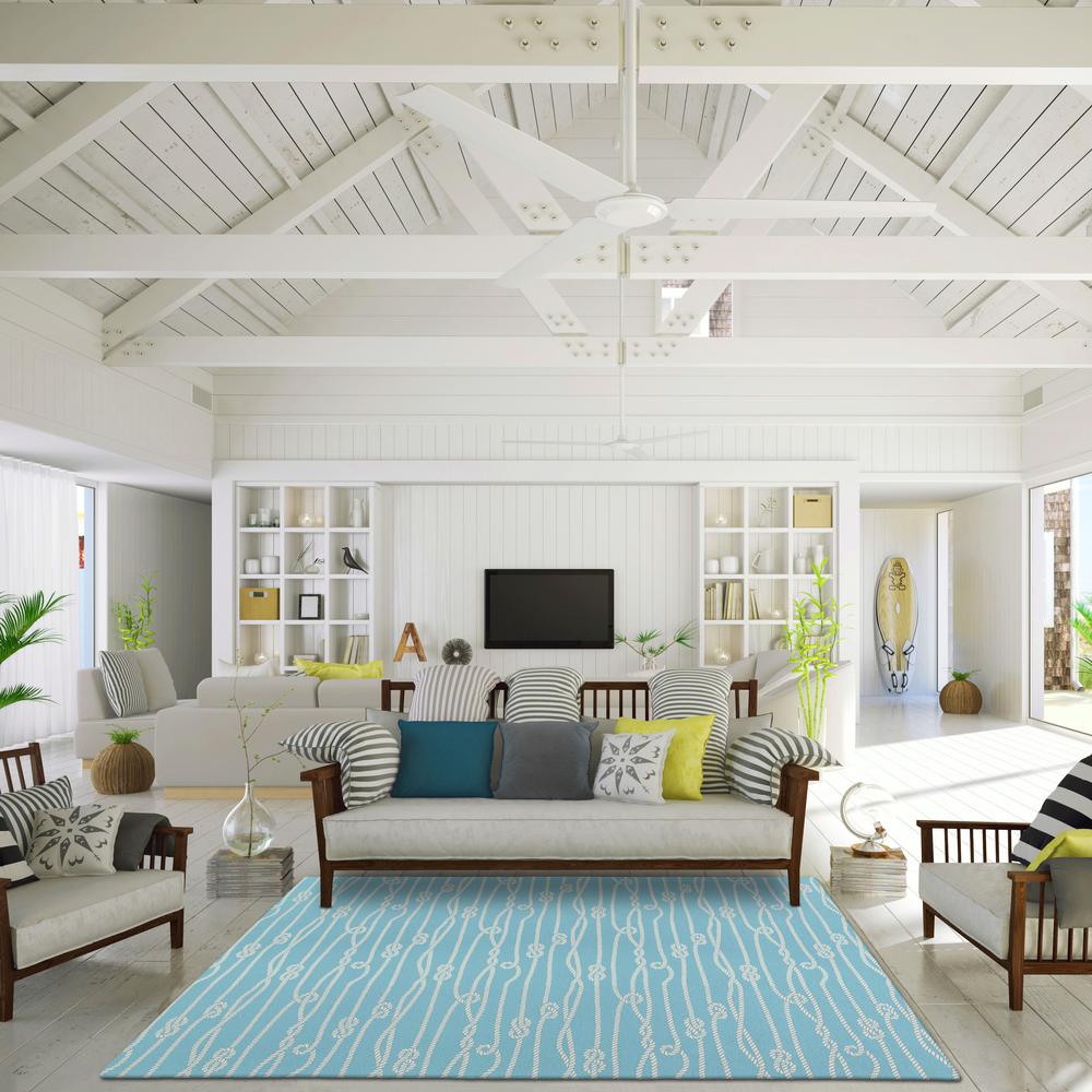 Indoor/Outdoor Harpswell AHP37 Shoreline Washable 9' x 12' Rug