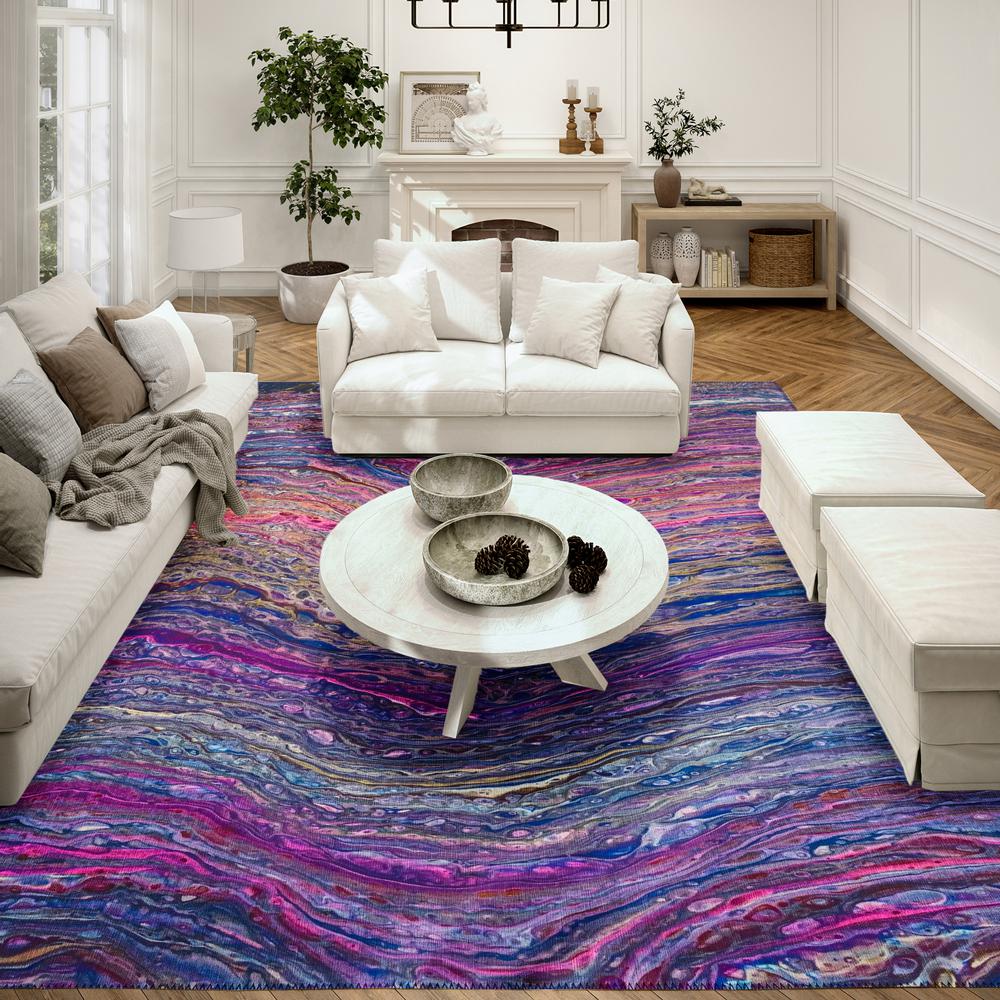 Karina Flirt Modern Abstract 8' x 10' Area Rug Flirt AKC33