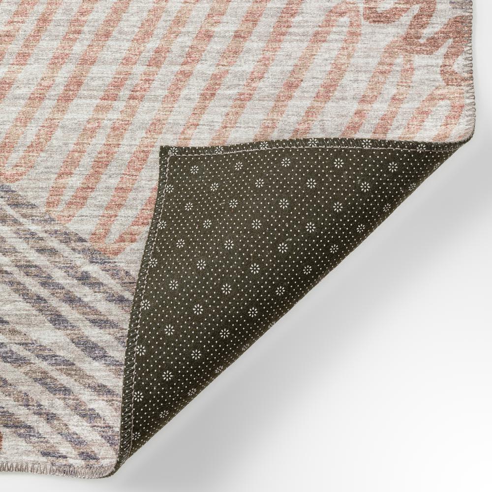 Yuma Mocha Transitional Abstract 3' x 5' Area Rug Mocha AYU41