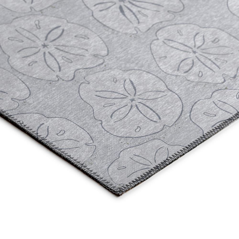 Indoor/Outdoor Surfside ASR40 Gray Washable 5' x 7'6" Rug