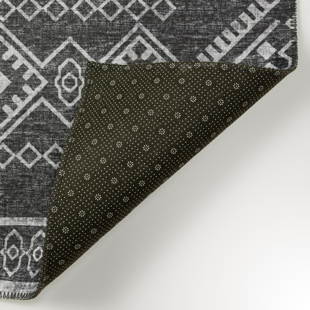 Yuma Gray Transitional Southwest 3' x 5' Area Rug Gray AYU44