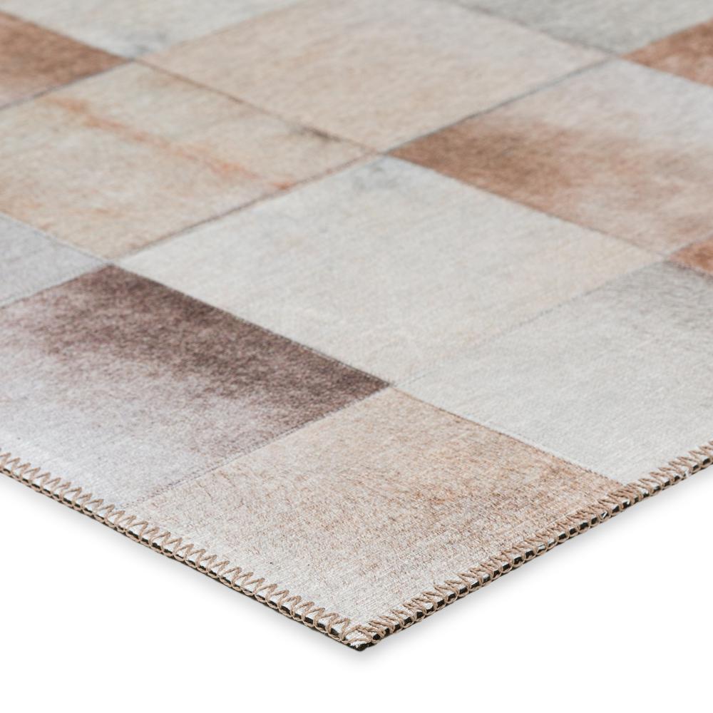 Laredo Taupe Animal Patchwork 3' x 5' Area Rug Taupe ALR40