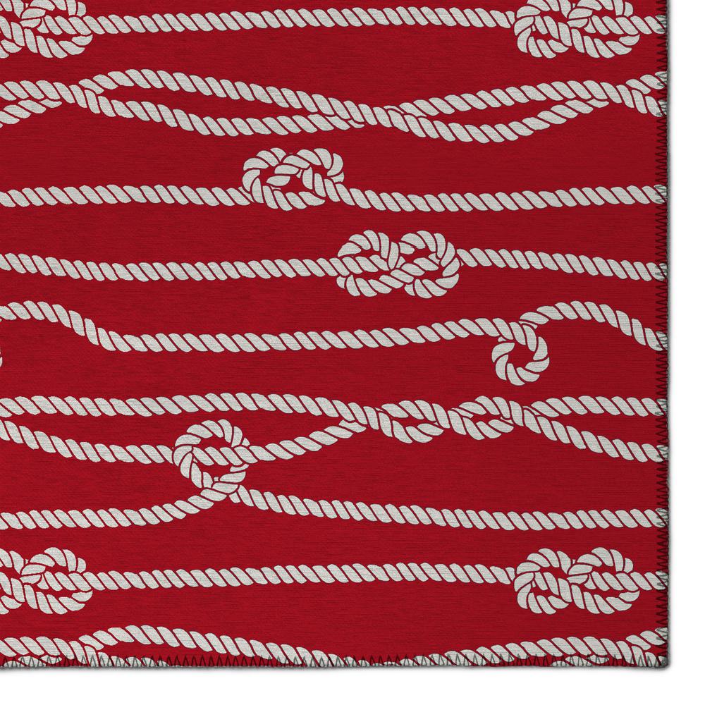 Indoor/Outdoor Harpswell AHP37 Ruby Washable 5' x 7'6" Rug