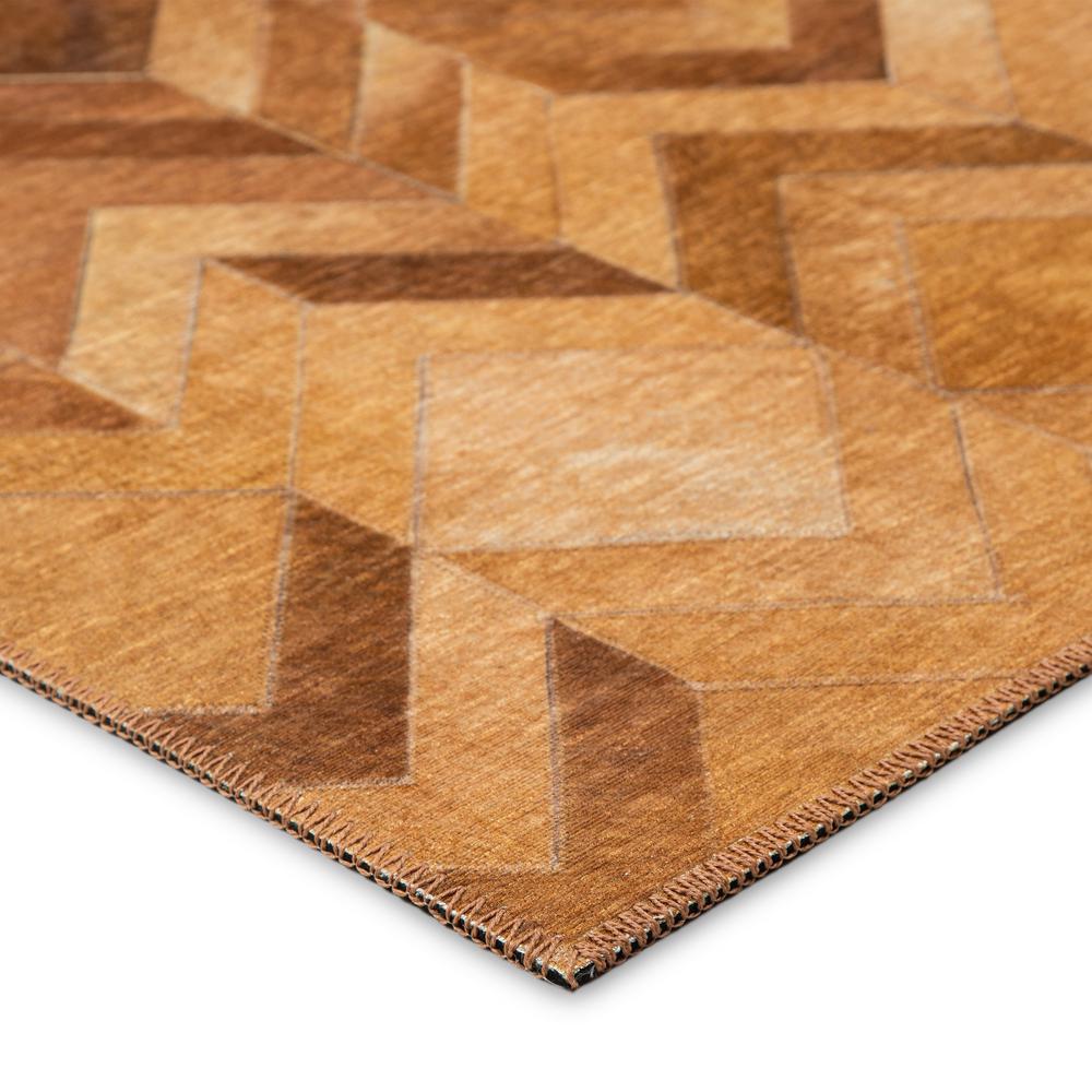Laredo Brown Animal Patchwork 3' x 5' Area Rug Brown ALR35