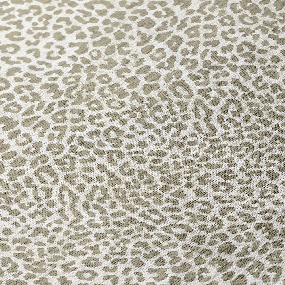 Safari Taupe Animal Animal Print 3' x 5' Area Rug Taupe ASF32