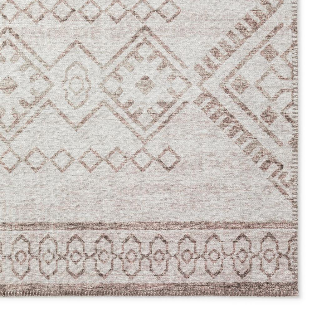 Yuma Taupe Transitional Southwest 3' x 5' Area Rug Taupe AYU44