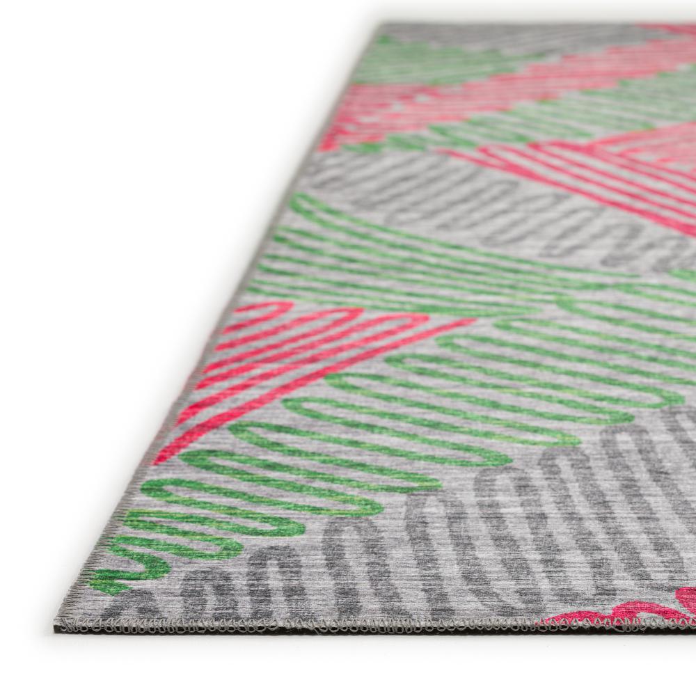 Yuma Pink Transitional Abstract 5' x 7'6" Area Rug Pink AYU41