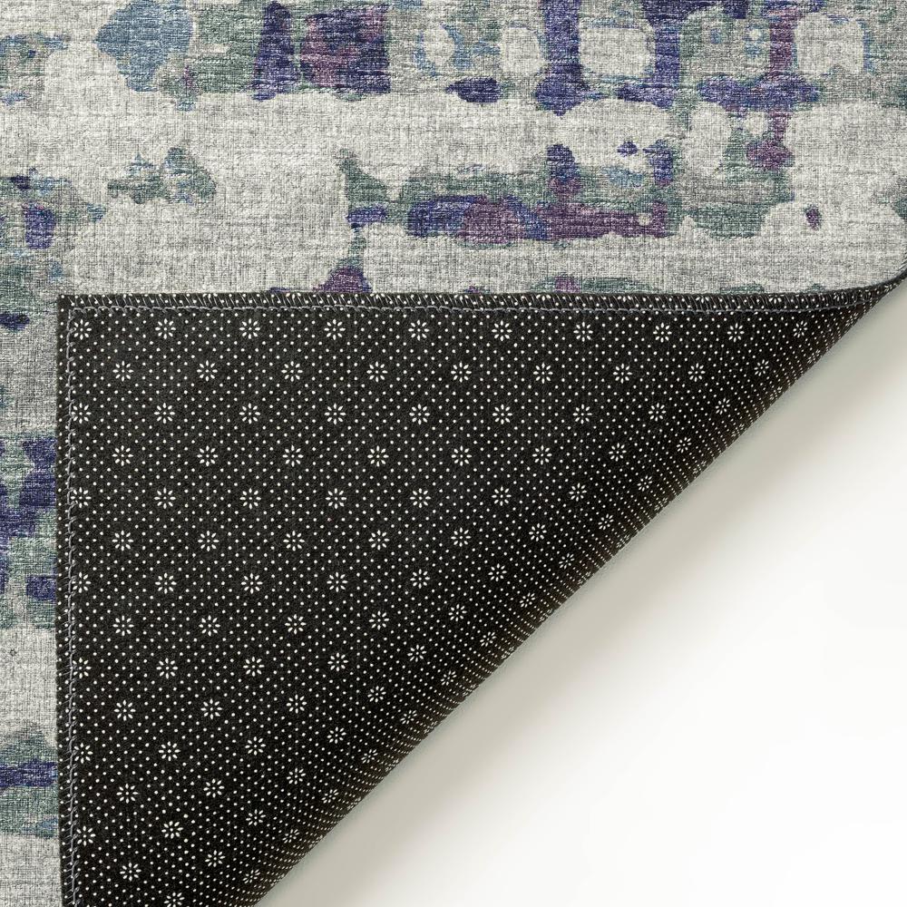 Bravado Purple Contemporary Abstract 5' x 7'6" Area Rug Purple ABV35