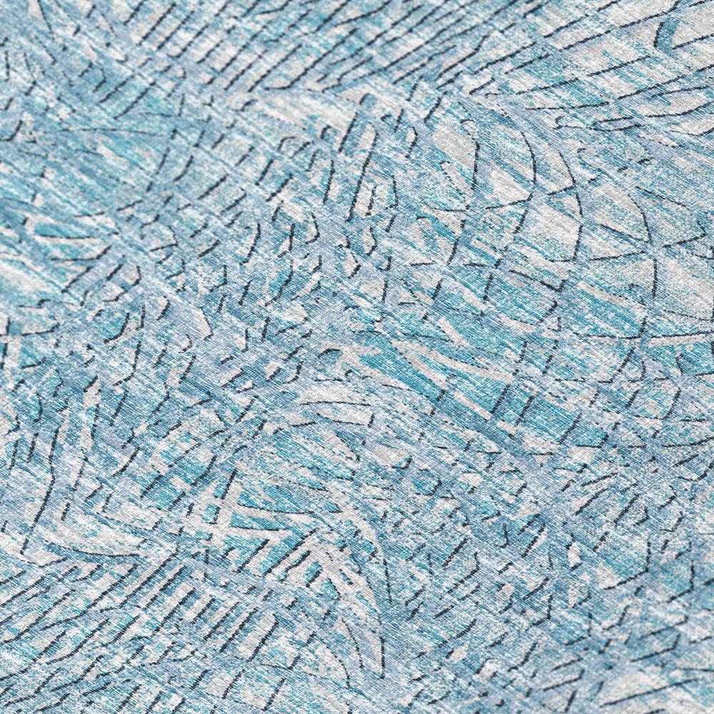 Rylee Blue Transitional Abstract 5' x 7'6" Area Rug Blue ARY32