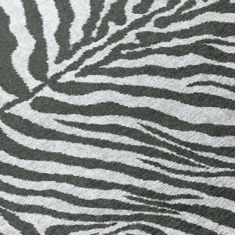 Safari Grey Animal Animal Print 5' x 7'6" Area Rug Grey ASF31
